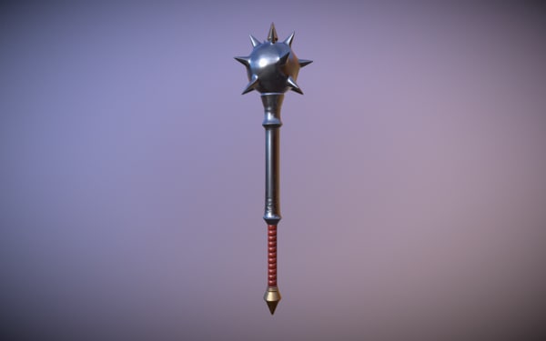 Medieval Mace 3d Model Turbosquid 1256867