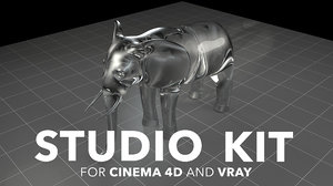Studio kit for Cinema 4d and VRAY