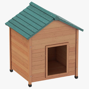 dog house 01 3D model