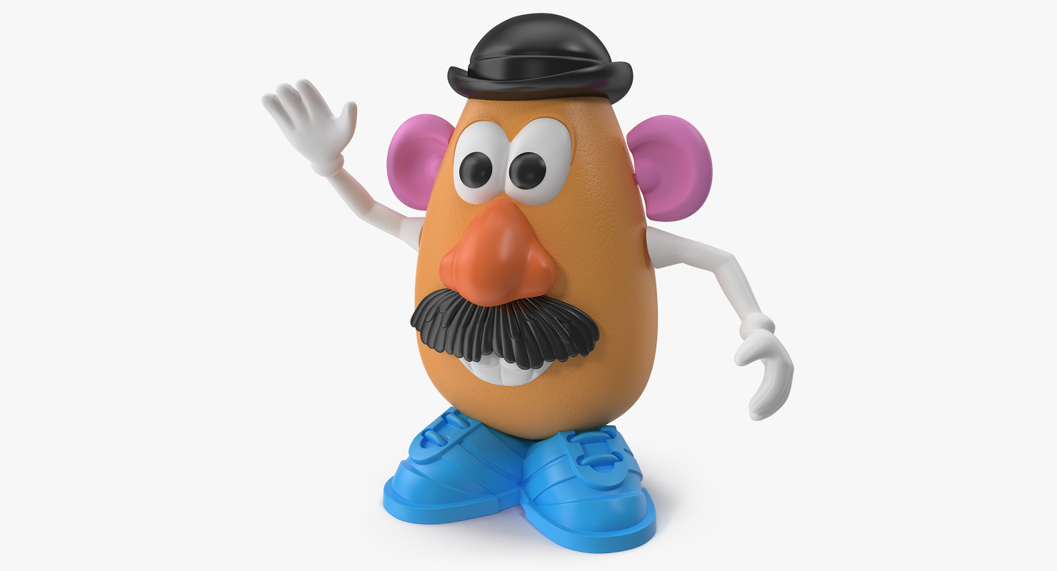 3D toy mr potato head.