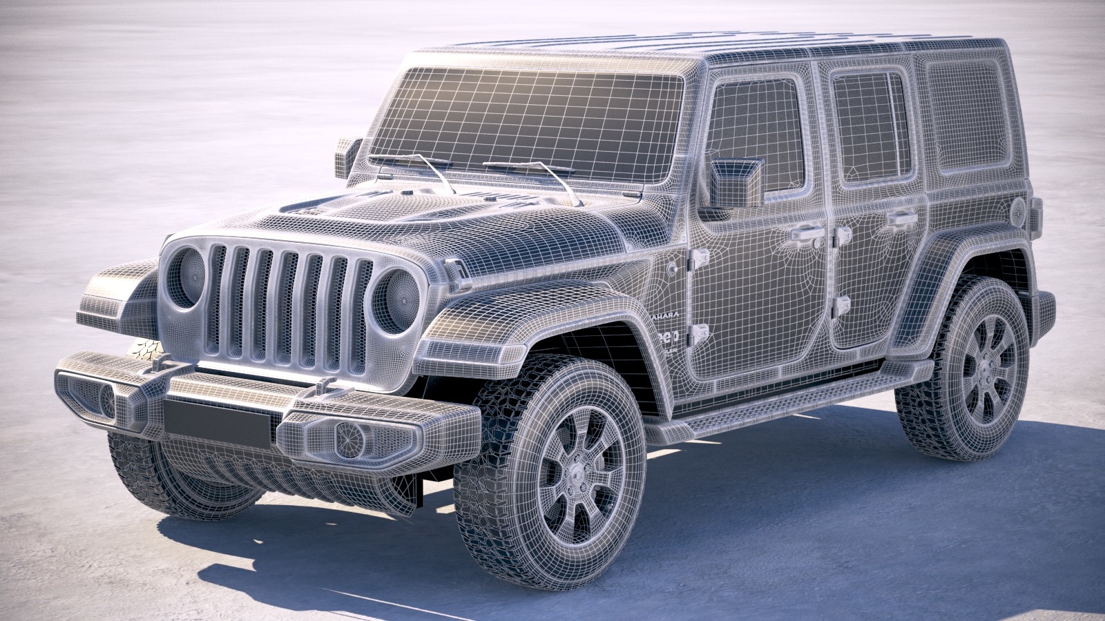 Jeep wrangler 3d