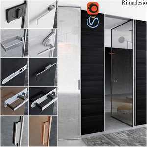rimadesio doors - office 3D model