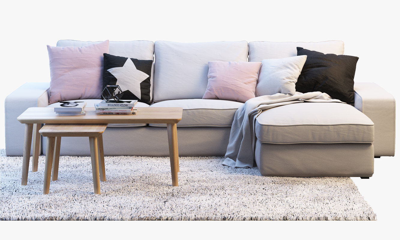 Ikea Kivik Two Seat Sofa Chaise Turbosquid 1258194 Ikea Kivik Two Seat Sofa Chaise
