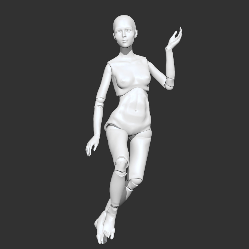 3d doll model