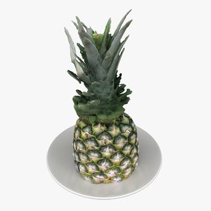 3D model pineapple ananas