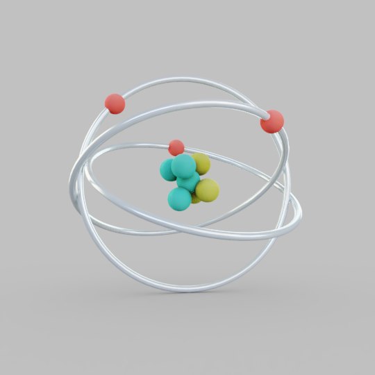 3d原子模型