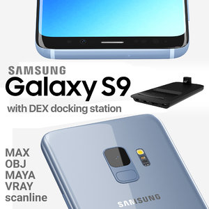 samsung galaxy s9 dex 3D model