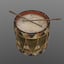 19th military drum model