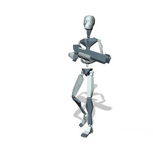 Solider guard walking forward