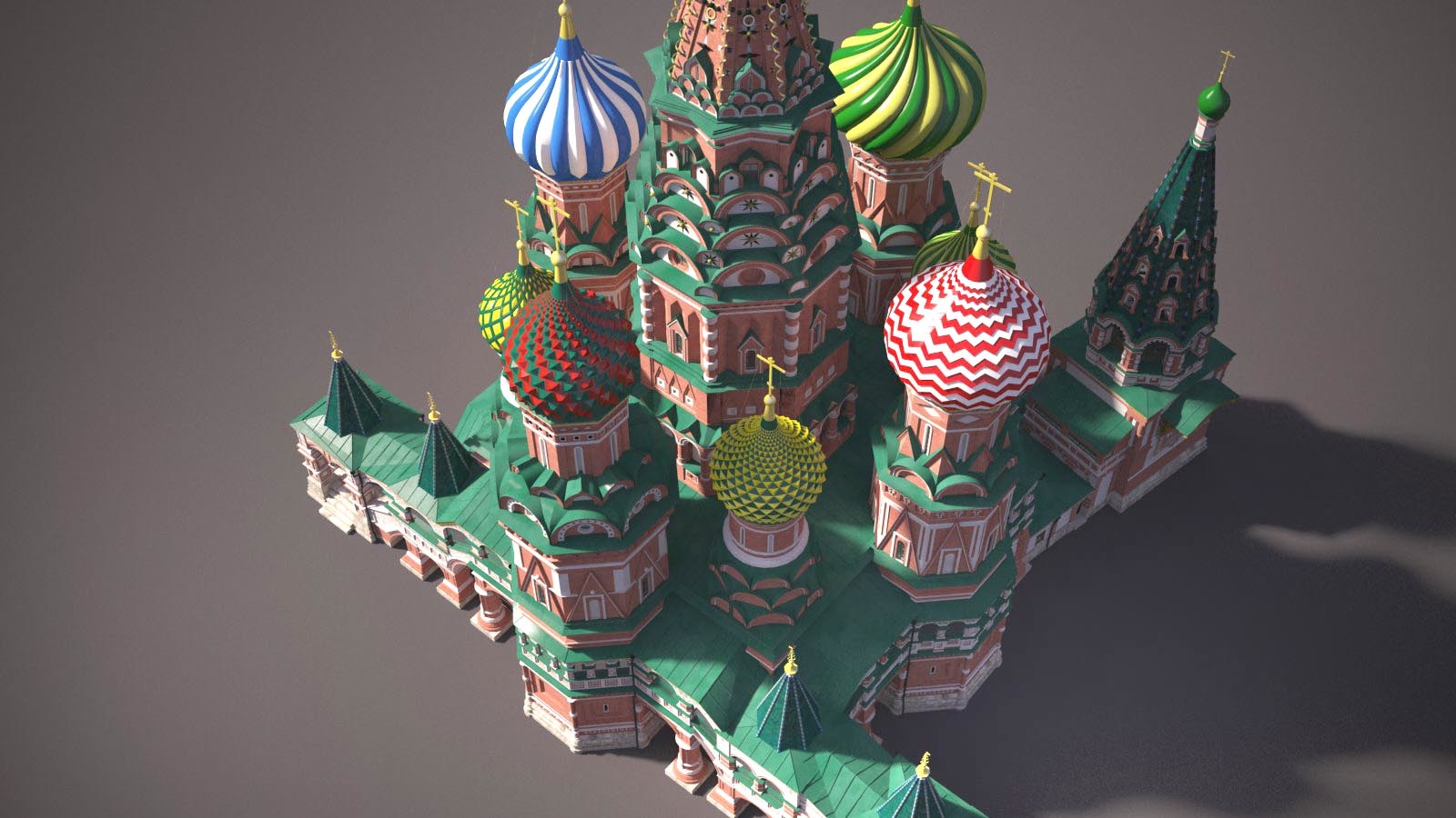 saint basils大教堂3d模型