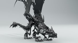 dragon skeleton 3D model