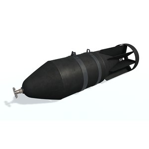 3D model air bomb f m44