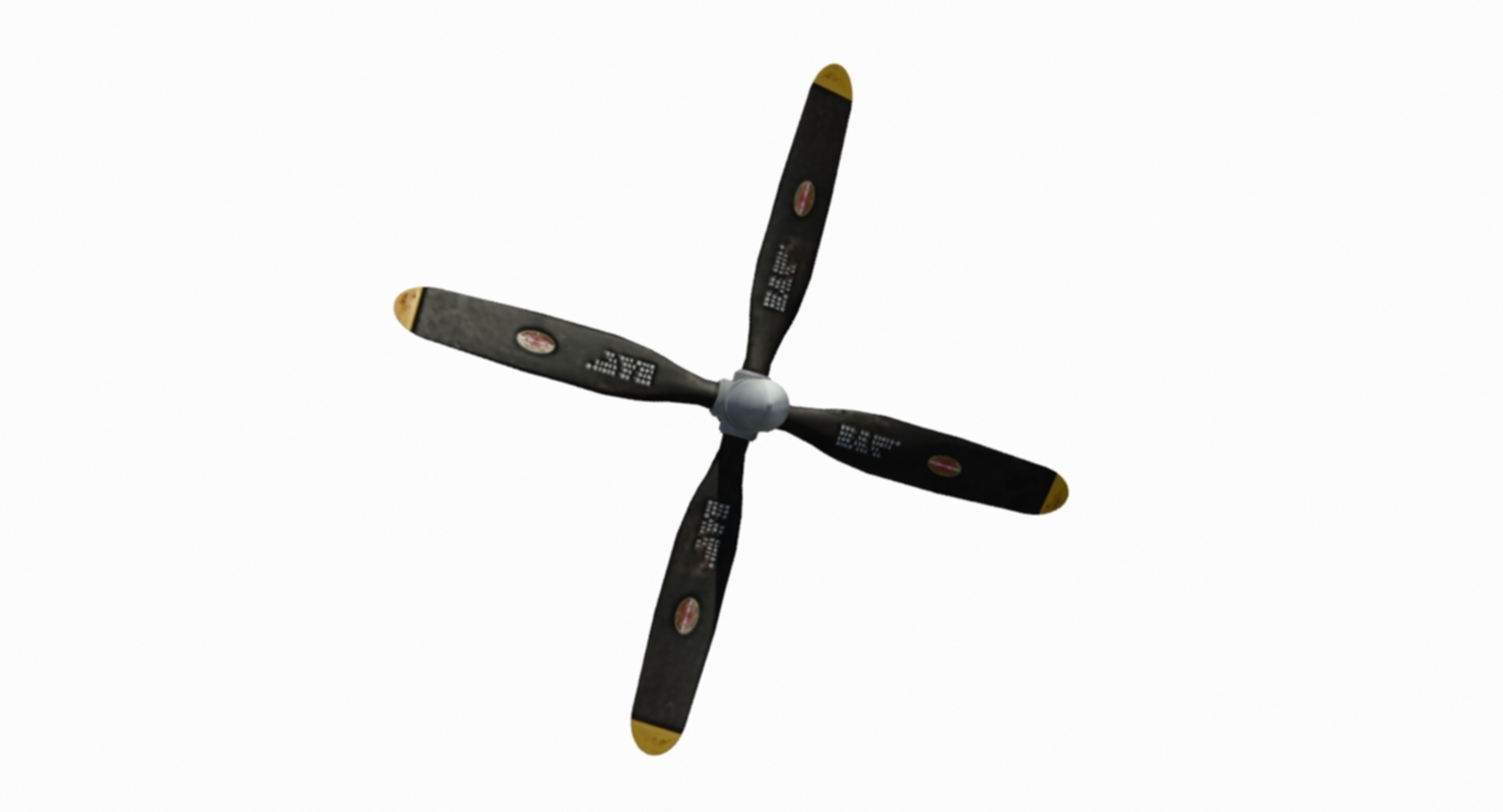 3D model hamilton standard prop blades TurboSquid 1259382