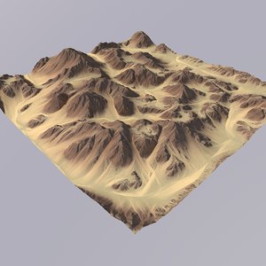 terrain games maps 3D model