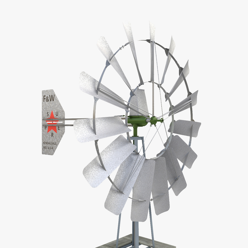 3d wind powered pump