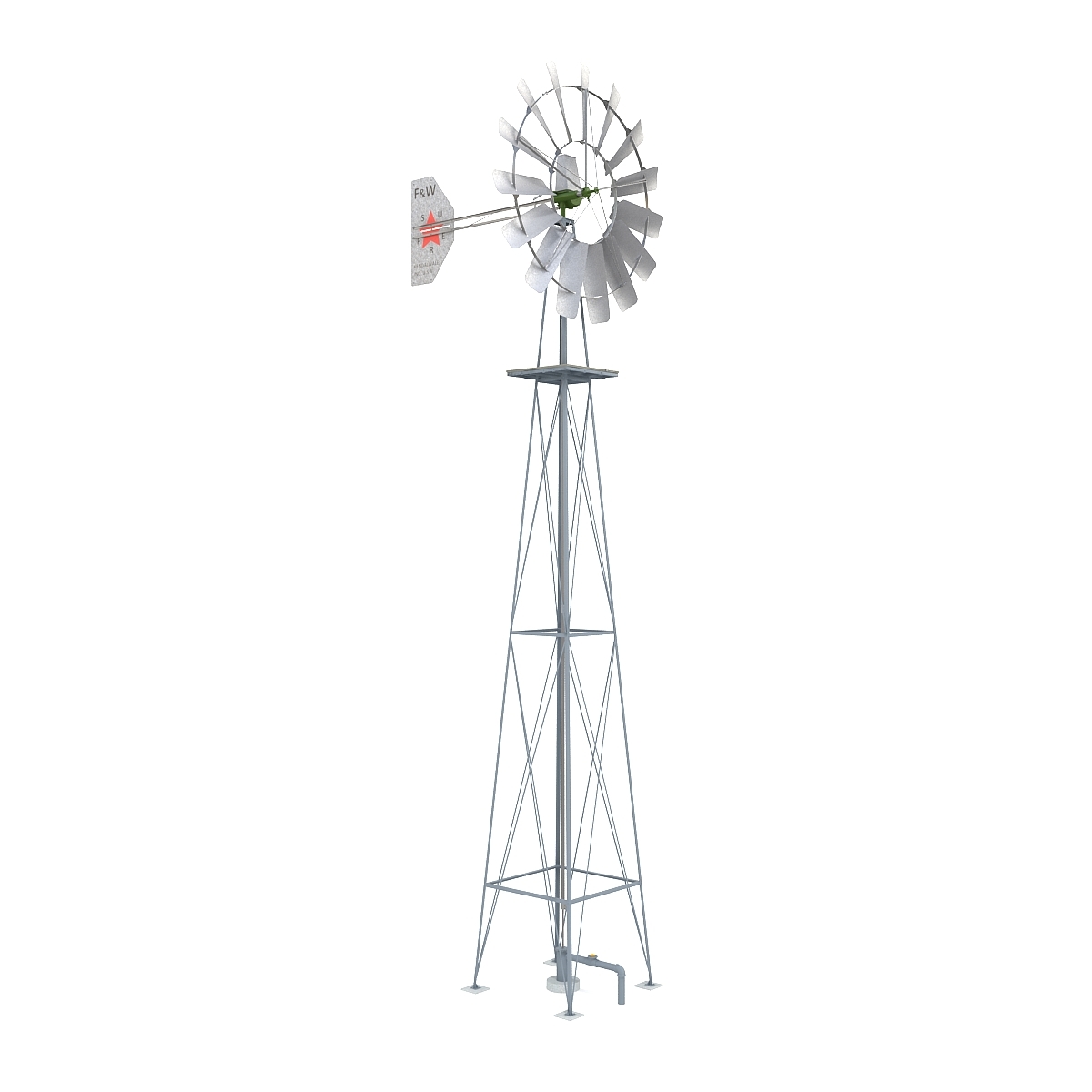 3d wind powered pump