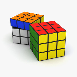 rubiks cube 3d model