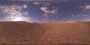 Morning Desert HDRI Sky