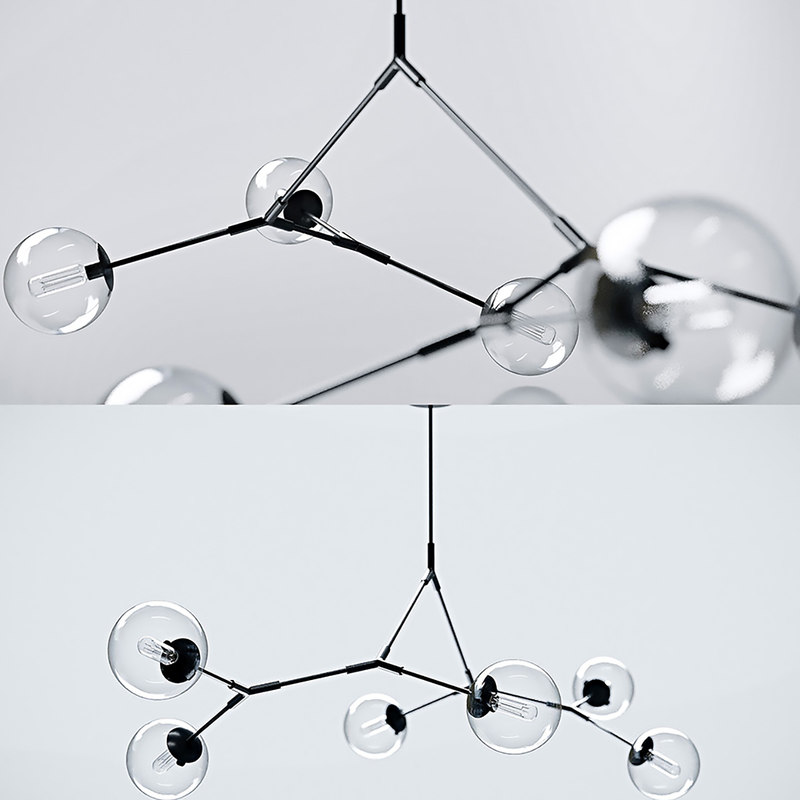 3d Branching Bubble Chandelier Model Turbosquid 1261482 3d Branching Bubble Chandelier Model