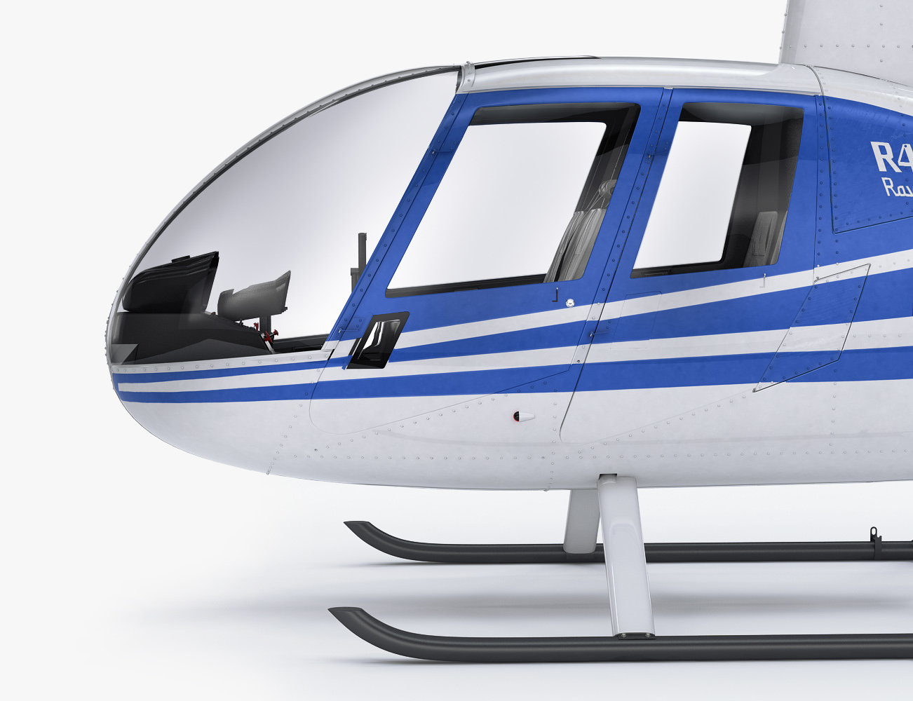 3d helicopter robinson r44 raven