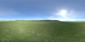 Midday Grass Field 2 HDRI Sky