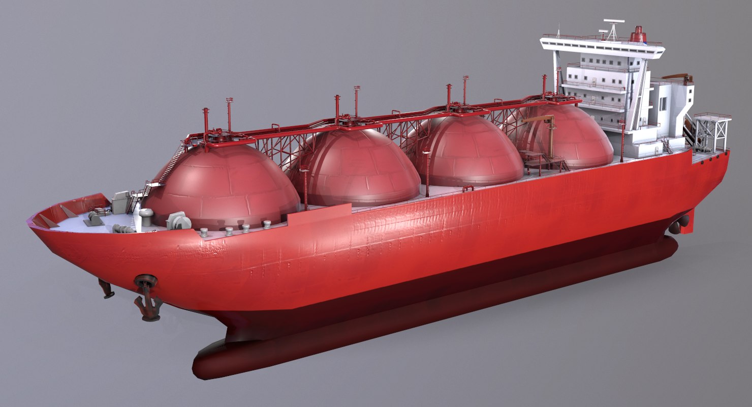 3D model lng carrier TurboSquid 1263775