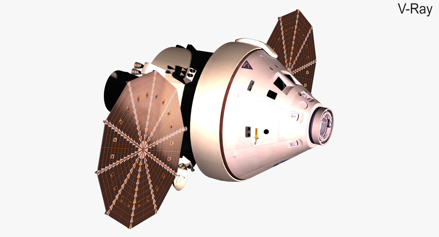 orion space capsule 3d model