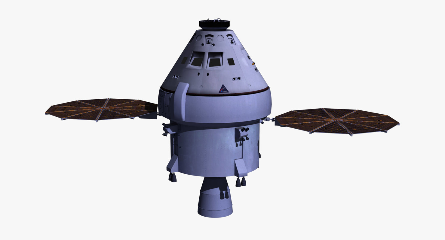 orion space capsule 3d model