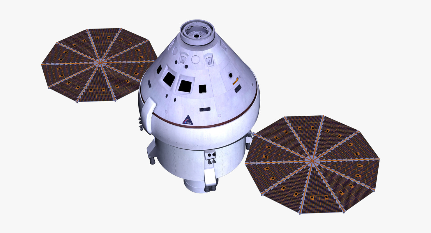 orion space capsule 3d model
