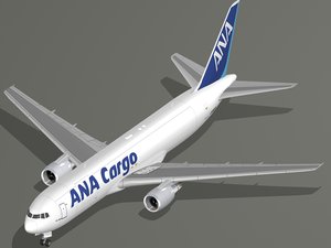 boeing 767-300f aircraft nippon 3D model