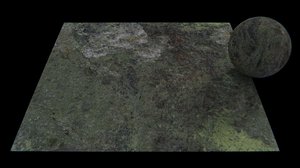Mossy rock seamless
