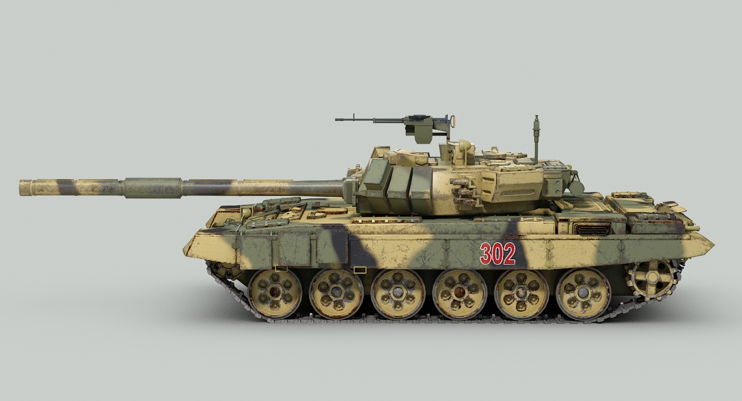 3d russian battle tank