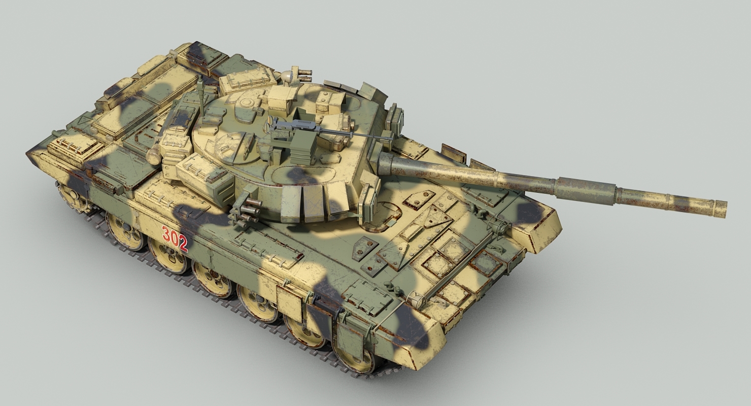 3d russian battle tank