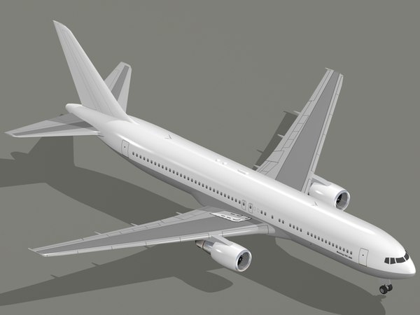 boeing 767-300 er airliner 3d model