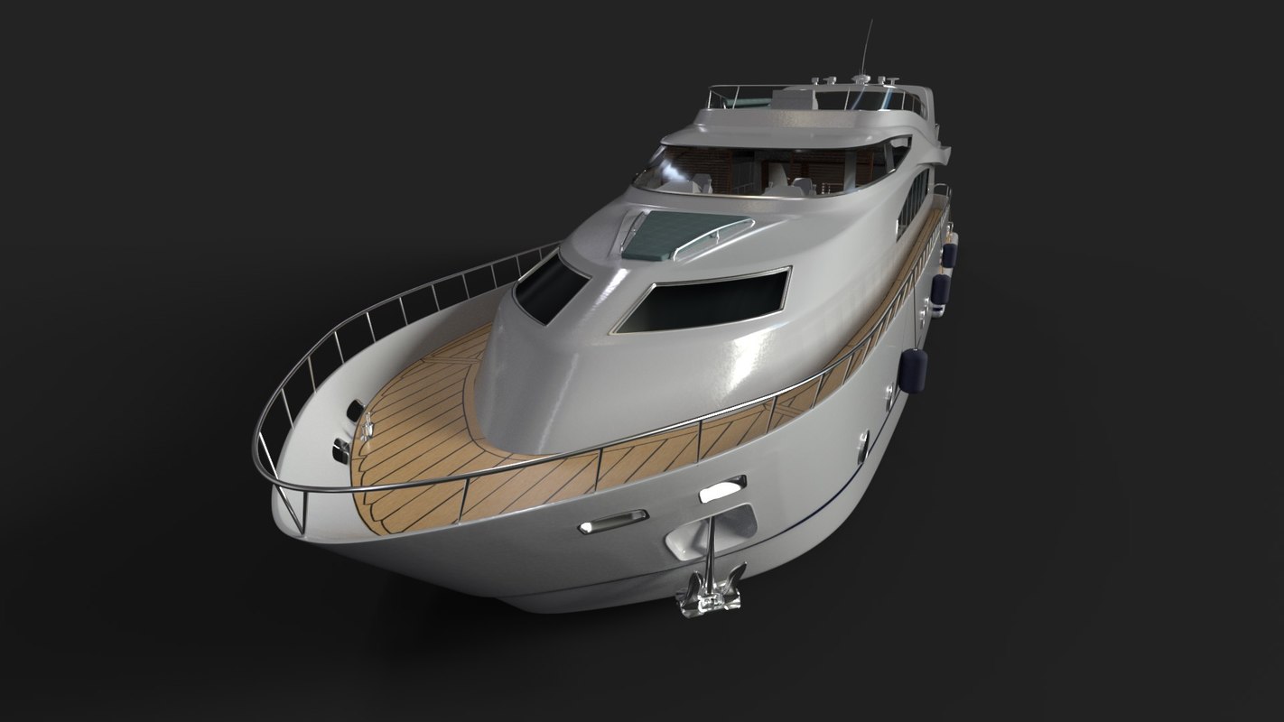 Luxury yacht 3D model - TurboSquid 1167119