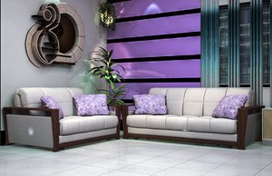 Modern Sofa  3D model