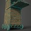 3D medieval siege tower