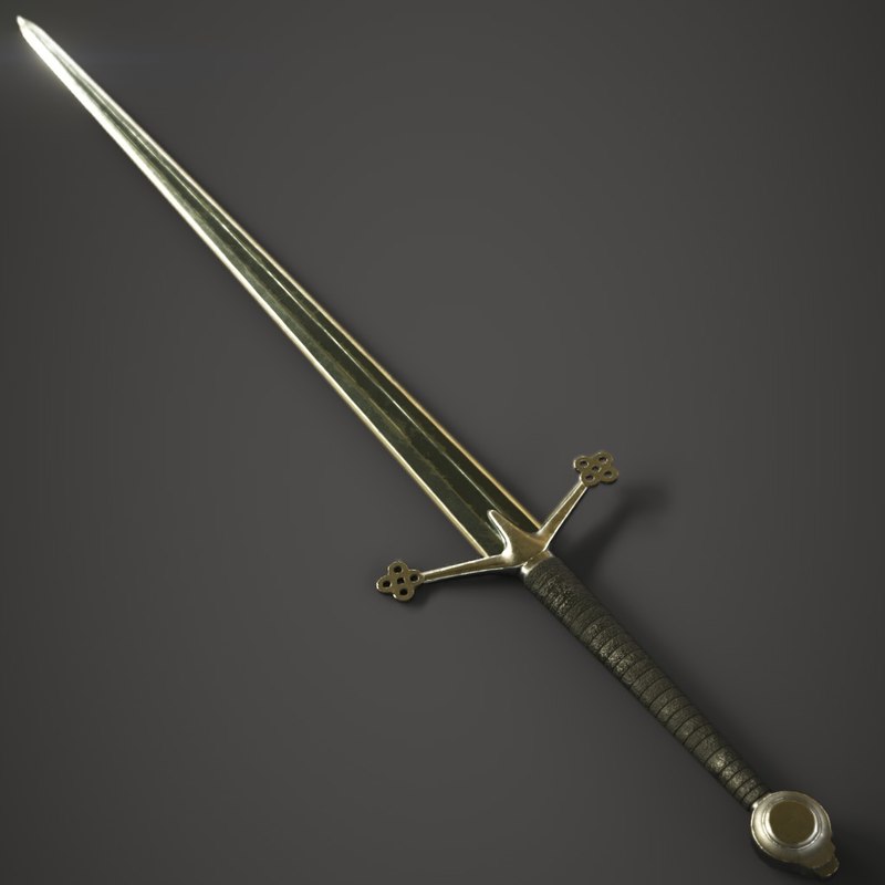 3D sword claymore - TurboSquid 1197859