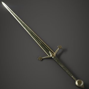 3D sword claymore
