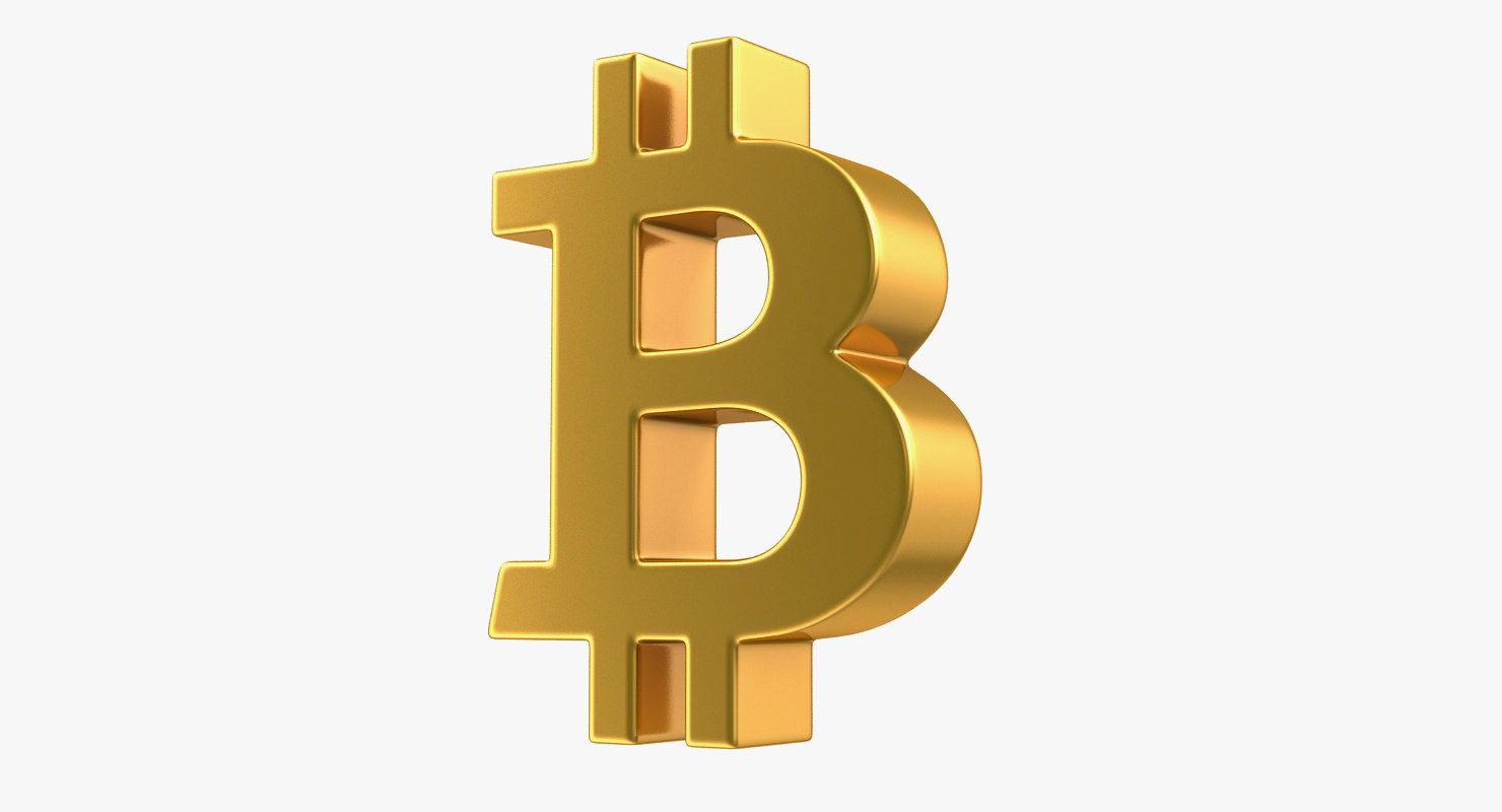 bitcoin 3d logo