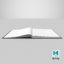 3D model bound sketchbook large 03