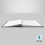 3D model bound sketchbook large 03