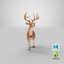 3D reindeer 06 model