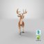 3D reindeer 06 model