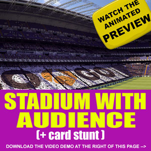 max stadium audience card stunt