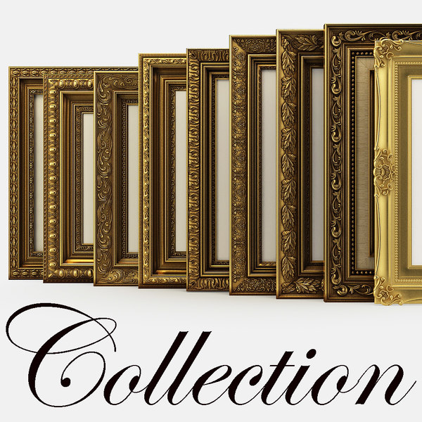 Picture Frame 3d Models For Turbosquid Frame Picture 3d Model