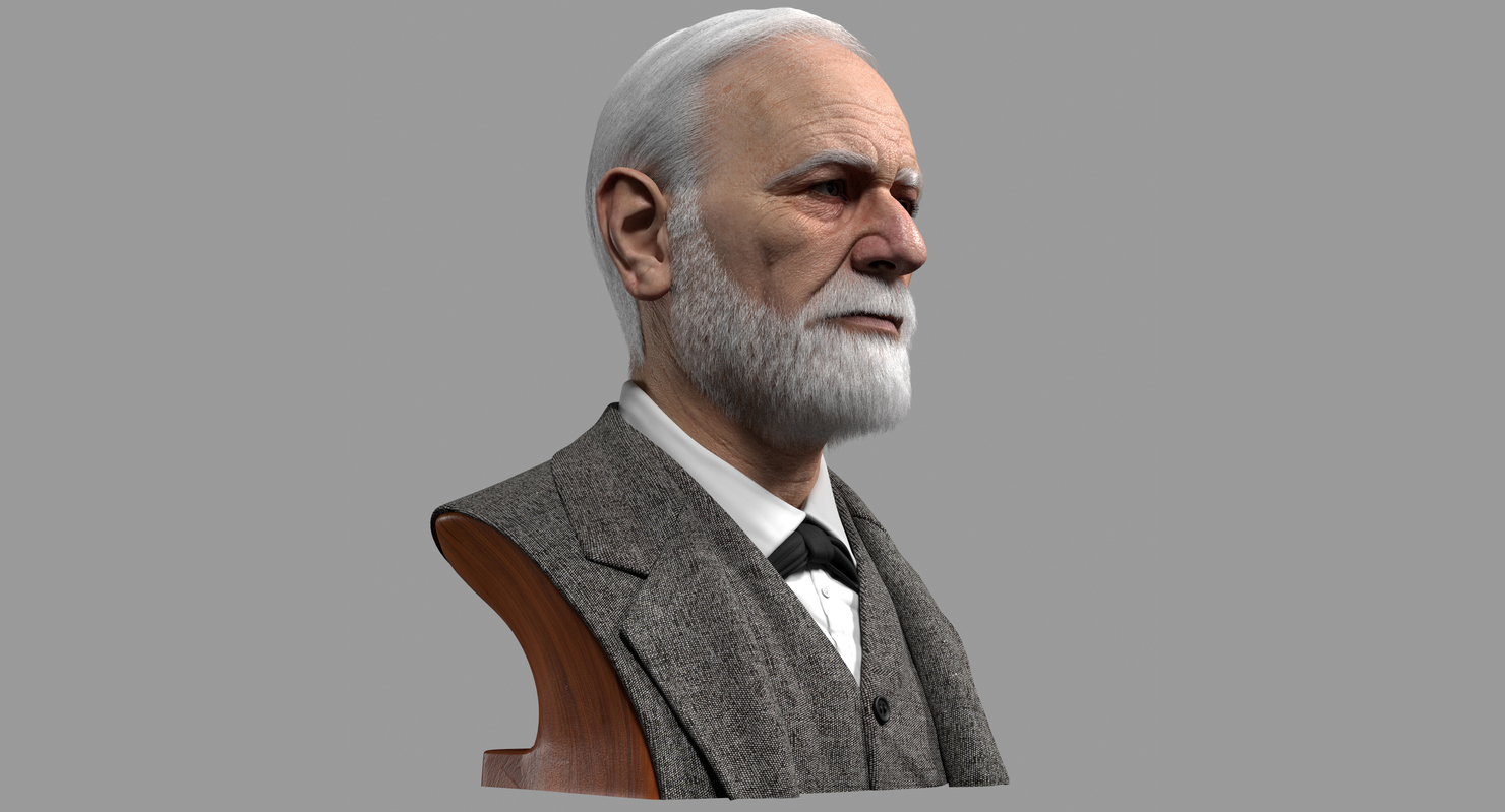 Sigmund freud 3D model - TurboSquid 1184310