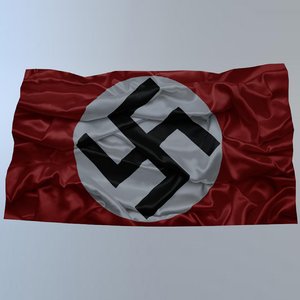 3D flag nazi germany