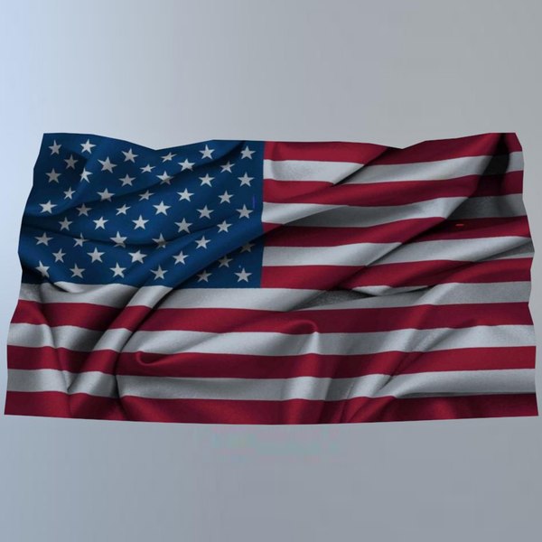 usa flag model