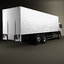 3d model of 6x2 delivery truck